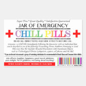 Etiket rillingspil (Voorkant)