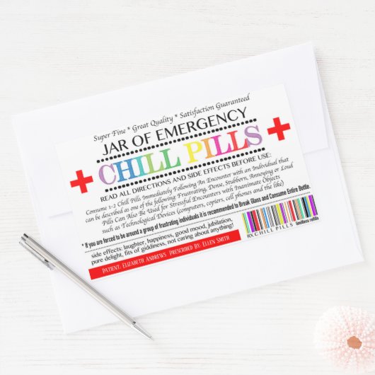 Etiket rillingspil (Envelop)