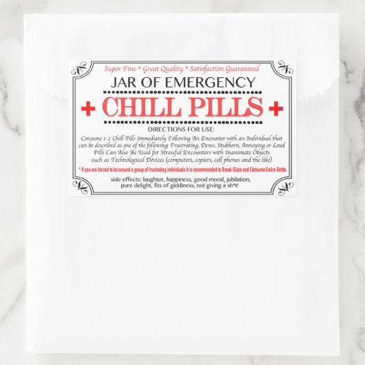 Etiket Rillingspillen (Tas)