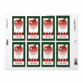 Etiket rode appels (Full Sheet)