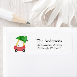 Etiket rode feestdag Baby shower