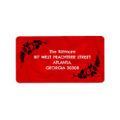 Etiket rood en wit (Voorkant)