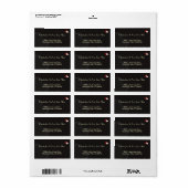 Etiket rood en zwart (Full Sheet)