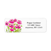 Etiket roze tuinbouillon (Voorkant)