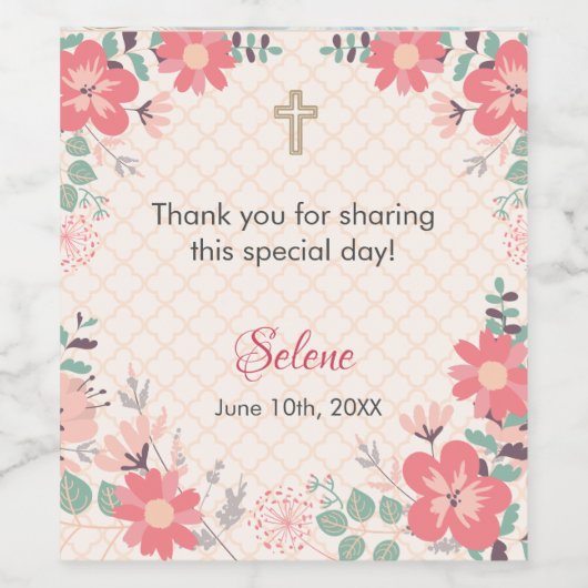 Etiket Selene Wine Fles (Enkel label)