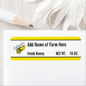 Etiket Sjabloon honingbijen (Insitu)