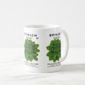 Etiket spinazie koffiemok (Voorkant rechts)