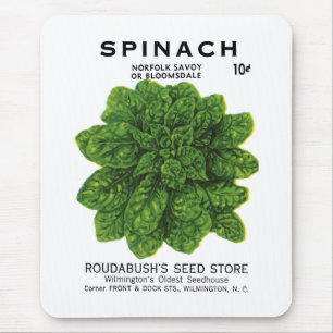 Etiket spinazie muismat