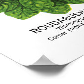 Etiket spinazie poster (Hoek)