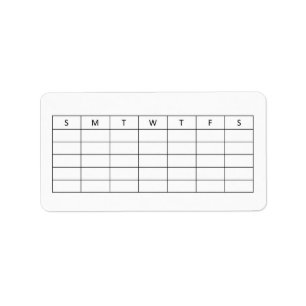 Etiket Sticker flesje. Markeringen dagen voor medi