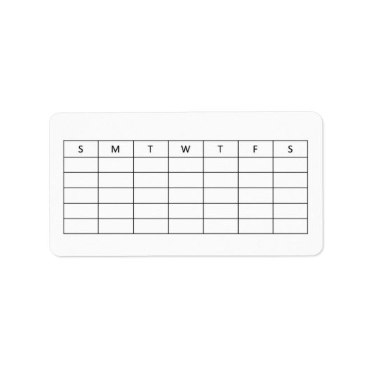 Etiket Sticker flesje. Markeringen dagen voor medi (Voorkant)