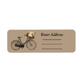 Etiket Sticker voor fietspriem (Voorkant)
