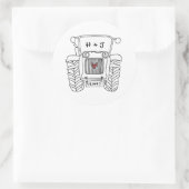 Etiket Sticker voor speciale landbruiloft (Tas)