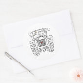 Etiket Sticker voor speciale landbruiloft (Envelop)