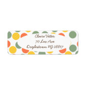 Etiket stippen (Voorkant)