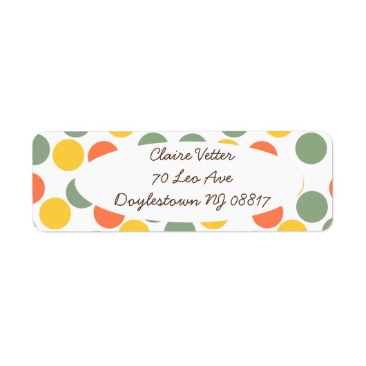 Etiket stippen (Voorkant)