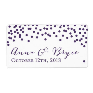 Etiket stomp waterfles