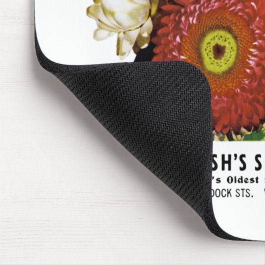 Etiket stro Flowers Seed Packet Label Muismat (Hoek)