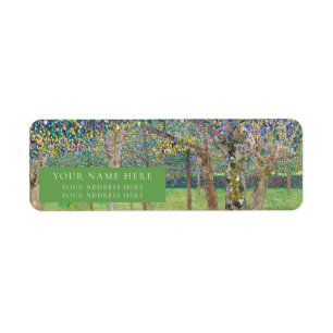 ETIKET TERUGDRANK : GUSTAV KLIMT : PEAR BOMEN
