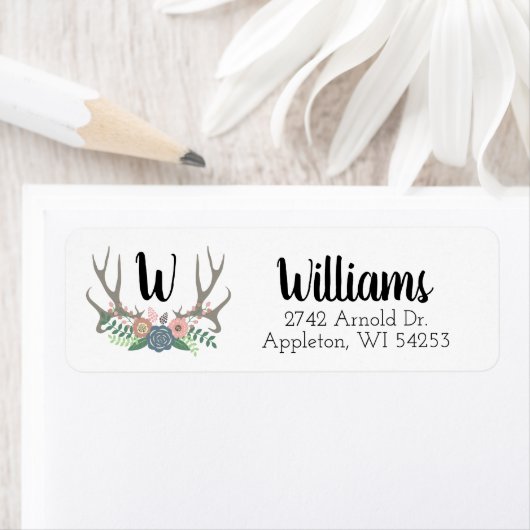 Etiket teruggaveadres Antler (Insitu)