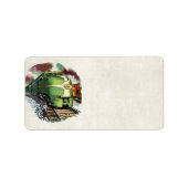 Etiket treinadres (Voorkant)