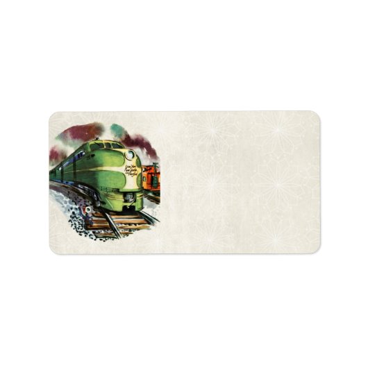 Etiket  treinadres (Voorkant)