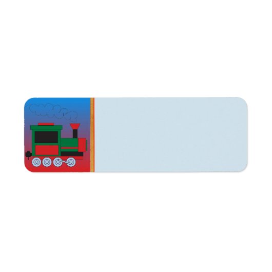 Etiket treinadres (Voorkant)