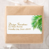 Etiket Tropisch adres (Insitu)