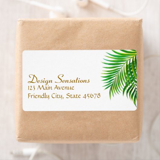 Etiket Tropisch adres (Insitu)