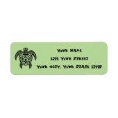 Etiket Turtle Address Label (Voorkant)