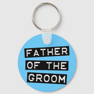 Etiket Vader van de Groom Sleutelhanger