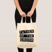 Etiket Vader van de Groom Tote Bag (Voorkant (product))