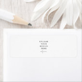 Etiket van 0,75 x 2,25 inch - Liggend (Insitu)