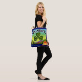 Etiket van 1930 op fruitkratten Shamrock Navel Sin Tote Bag (Op model)