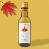 Etiket van de ahornstroop Sticker