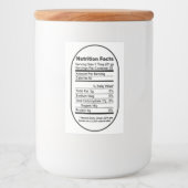 Etiket van de kattenhoning (Voorkant)