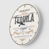  etiket van de liquor ADD NAAM Mexicaanse Tequila  Grote Klok (Hoek)