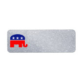 etiket van de republikeinse olifant (Voorkant)