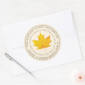 ETIKET VAN DE STAAT VAN HET SYRUP VAN HET MAPEL (Envelop)