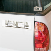 Etiket van de waterfles Bamboe Bliss Bumpersticker (Op Truck)