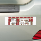 Etiket van de waterfles Cocalo Buttonnen Bumpersticker (Op auto)