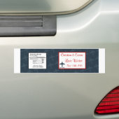 Etiket van de waterfles Vliegtuig Vlucht Blauw/Roo Bumpersticker (Op auto)