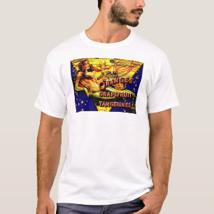  etiket van de zeemeerminnende oceaan Vist fruitkr T-shirt