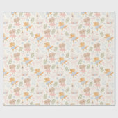 Etiket van dierlijke Ballerina Cadeaupapier (Vlak)