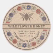 Etiket van Floral  bijenkraft (Voorkant)