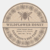 Etiket van Floral  bijenkraft (Voorkant)