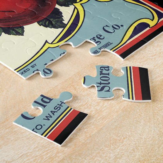  etiket van fruitkratten Art Yakima Valley Apples Legpuzzel (Zijkant)