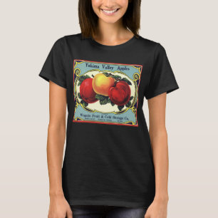 etiket van fruitkratten Art Yakima Valley Apples T-shirt