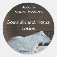 Etiket van geit-melkproducten