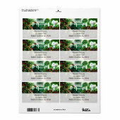 Etiket van gekleurd Greenhouse (Full Sheet)